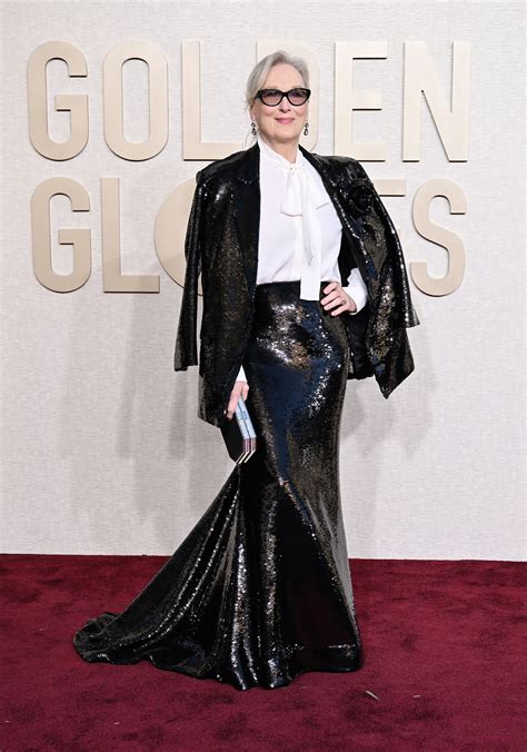 fendi meryl streep|Golden Globes 2024 Red Carpet: All the Fashion, Outfits, and Looks.